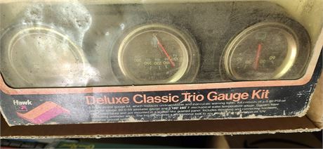Hawk Deluxe Classic Trio Gauge Kit