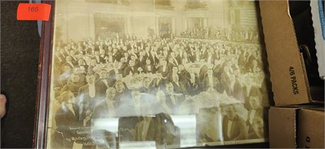 Framed Vintage Black & White Photo