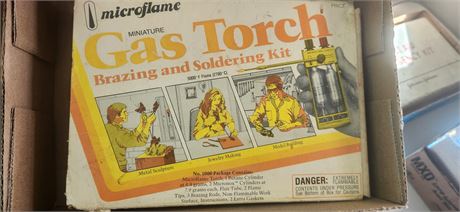 Microflame Miniature Gas Torch Brazing And Soldering Kit