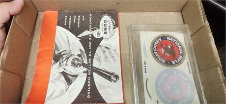 NRA Stickers & Gun Book