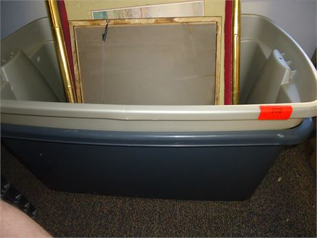 2 Large Totes With NO Lids