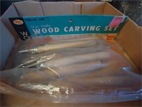 12 Pc. Hobby Wood Carving Set