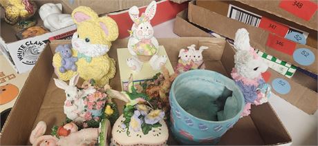 Lot Of Easter Decorations