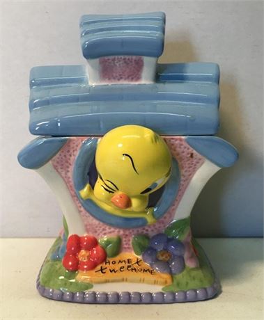 Gibson Looney Tunes Home Tweet Home 11" Cookie Jar