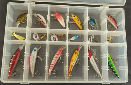 Fishing Lures & Storage Case