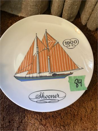 Collectible French Sailing Plates