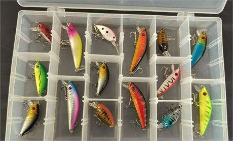 Fishing Lures & Storage Case