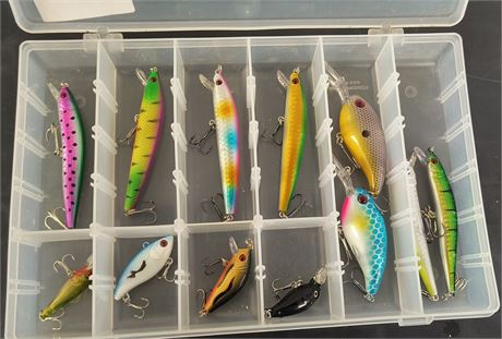 Fishing Lures & Storage Case