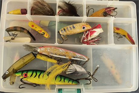 Fishing Lures & Storage Case