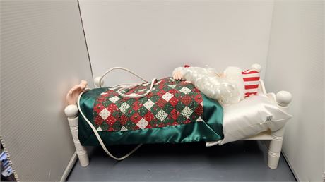 Animated Sleeping Santa
