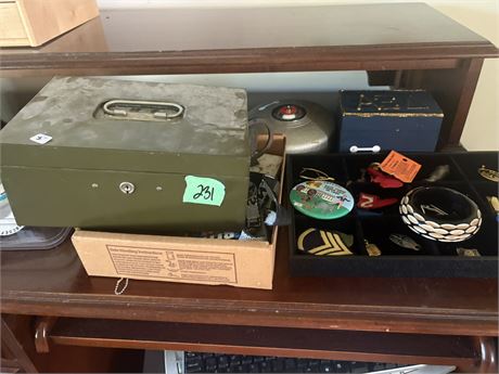 Misc Lot, Alarm, Lock Box