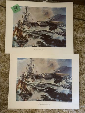 Wall Art, USS Bennington, Lithographs Poster