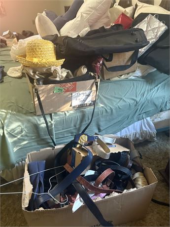 Handbags, Duffles, Belts, Misc