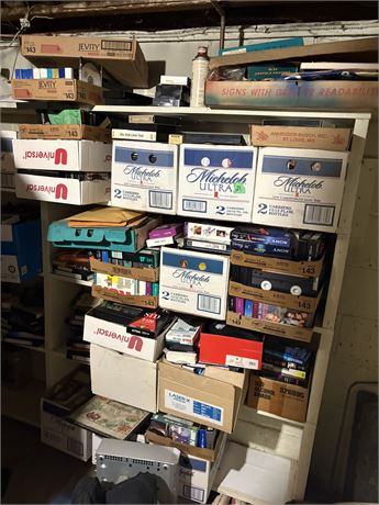 Shelf Cleanout, VHS Tapes