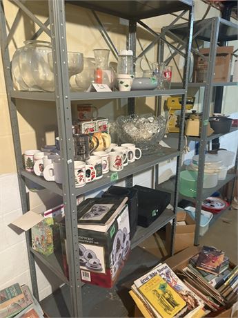 Metal Shelving (Contents on Shelf NOT included)