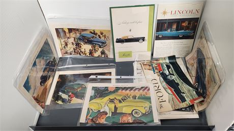 Lot Of Collectible Car Items