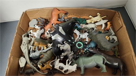 Lot Of Toy Animals