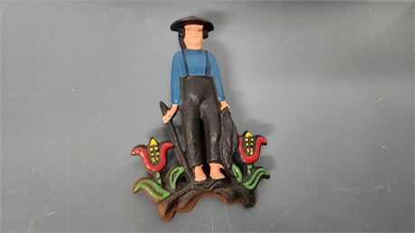 Vintage Cast Iron Amish Paper Clip