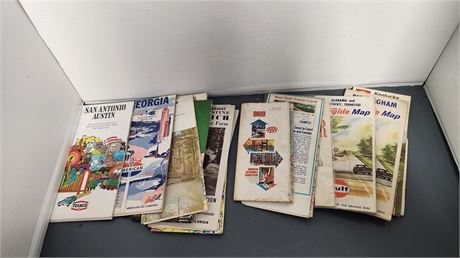 Collectible Road Maps & Tourist Brochures