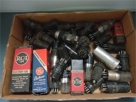 Various Vintage Electron Tubes