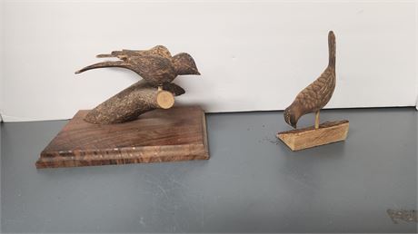 Wood Birds Decorations