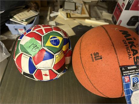 Basketball and Soccer Ball