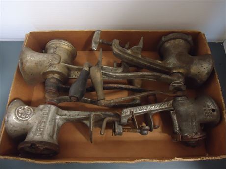 Lot Of Meat Grinders