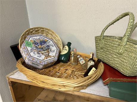 Baskets, Tin, Misc