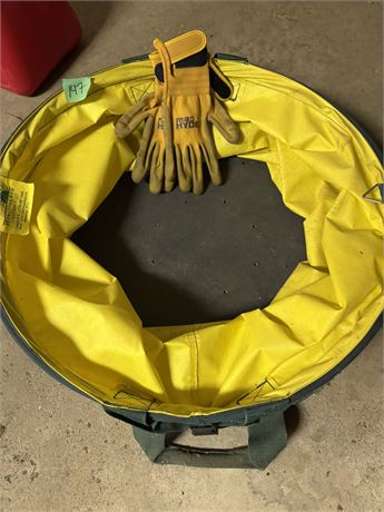 Yard Bag and Gloves