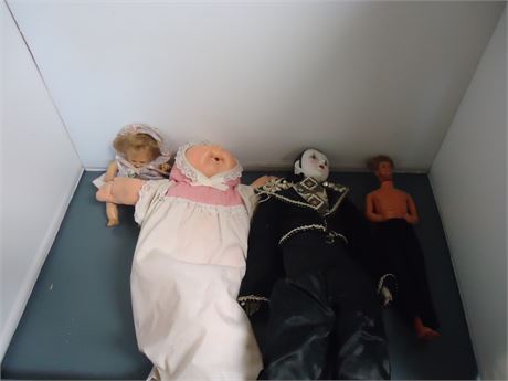Lot Of Various Dolls