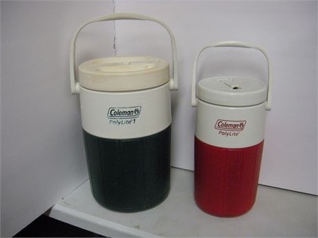 2 Coleman Thermos'