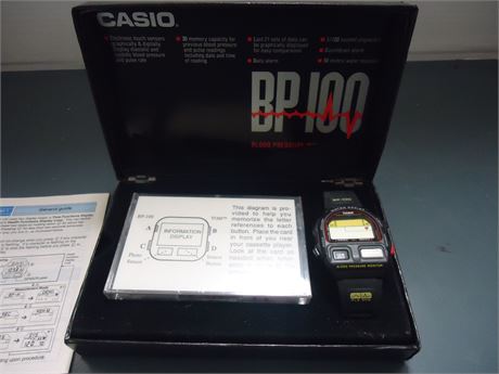 Casio BP100 Blood Pressure Monitor Watch