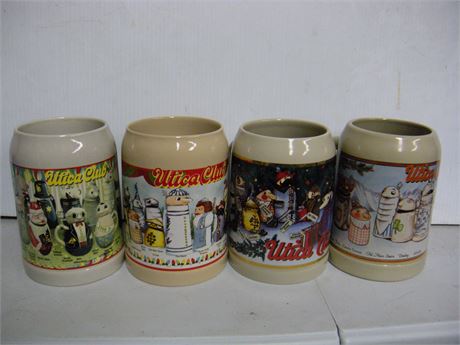 4 Collectible  Mugs