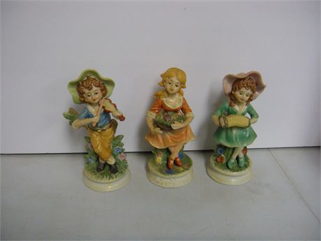 Collectible Statues. One Marked Flambro