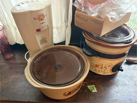 Crock Pots, Ice Tea Maker