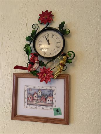 Clock and Wall Art