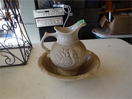 Pitcher and Bowl