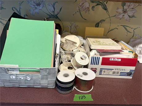 Paper, Ribbon, Cards