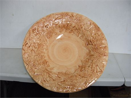 Serving Plate Marked W.C.L.