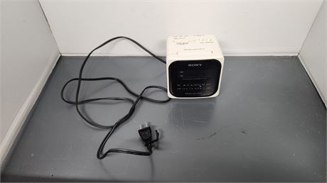Small Sony Radio Alarm Clock
