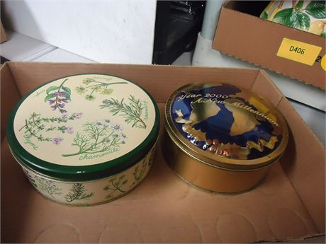 Rooster Metal Tray & Tins