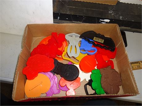 Lot of cookie cutters