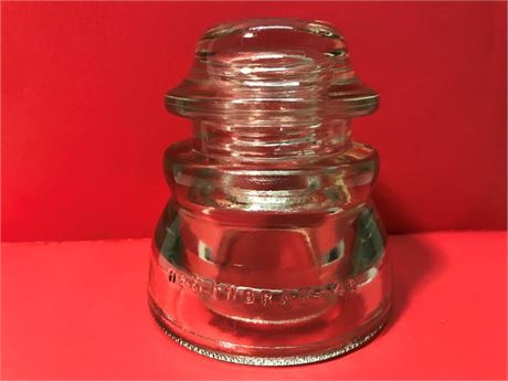 Hemingray no 45 Glass Insulator Made in USA
