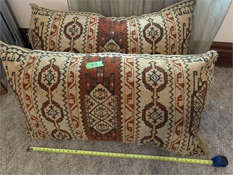 Hand Sewn Large Decorative Pillows