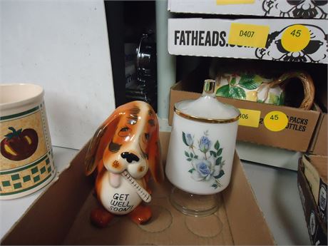 Get Well Dog Planter & Misc.