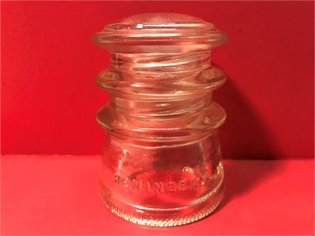 Hemingray no 10 Glass Insulator Made in USA