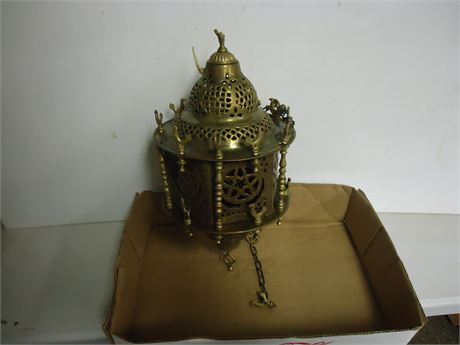 Brass Moroccan Style Incense Burner