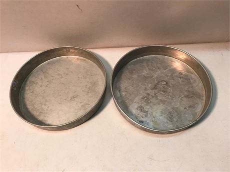 2 Wear-Ever 9x1 1/2 Pie Pans