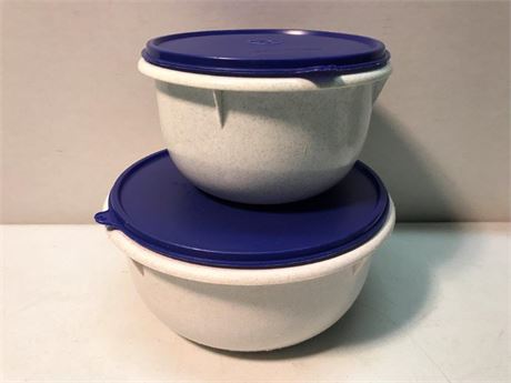 2 Tupperware Bowls & lids