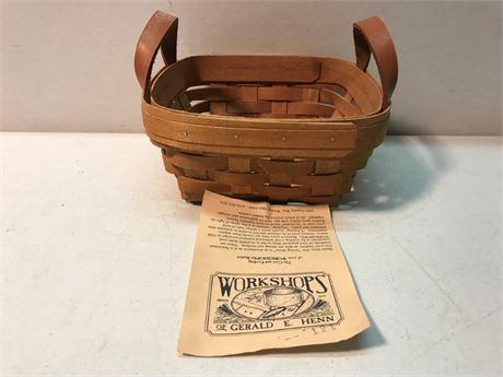 Workshops of Gerald E Henn Basket Warren O.